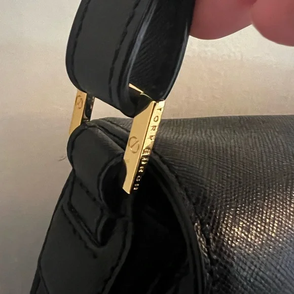 Tory Burch Black Cross Body Bag! Beautiful 😍 - Picture 5 of 9